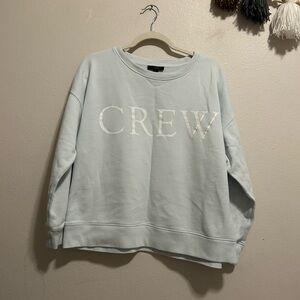 J. Crew Limited-edition original cotton terry CREW™ logo sweatshirt